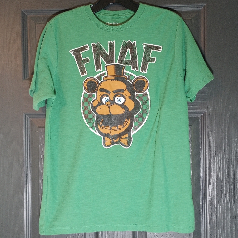 Five Nights At Freddy's Fazbear Graphic Tee Shirt 2019 FNAF Scott Cawthon Youth